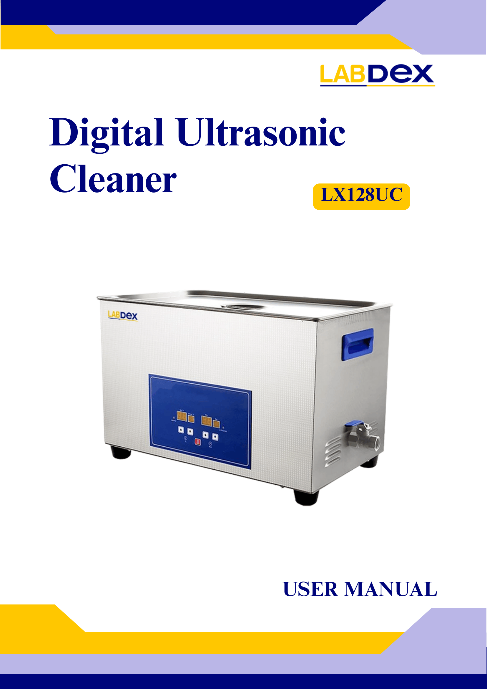 Digital Ultrasonic Cleaner LX128UC